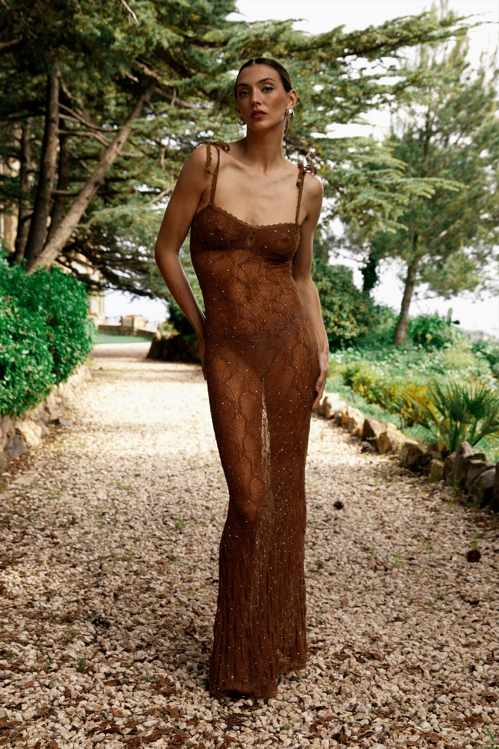 Penélope Maxi Dress Brown