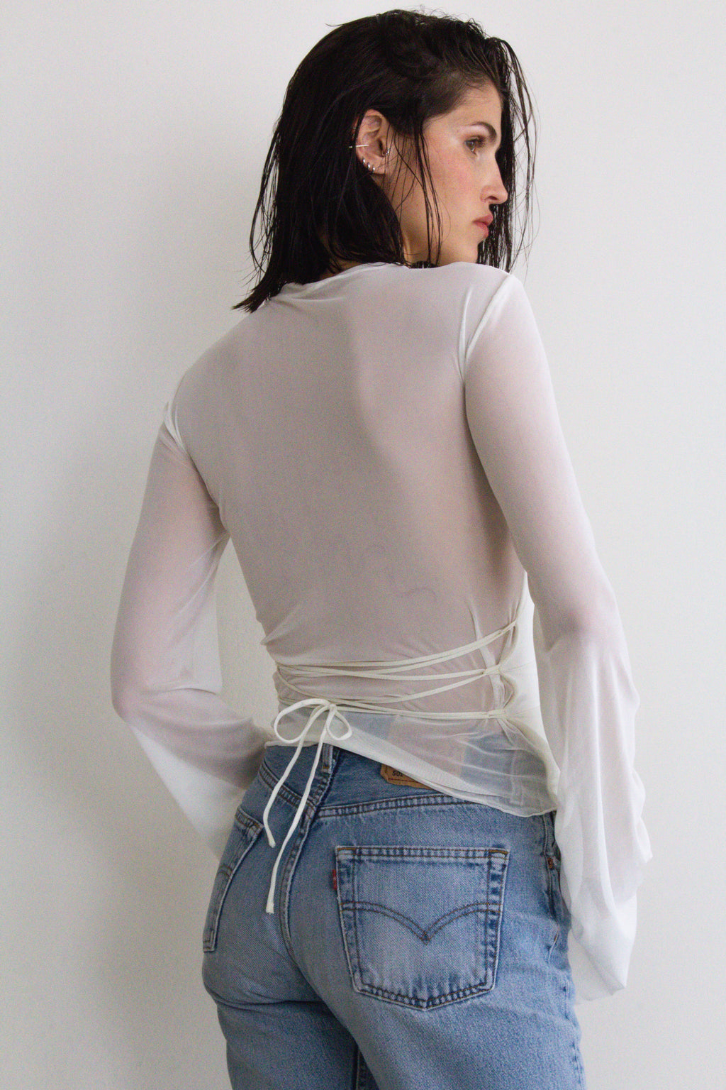Penélope Mesh Top White