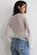 Penélope Mesh Top White