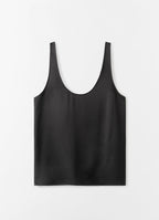 Romy Satin Top Black