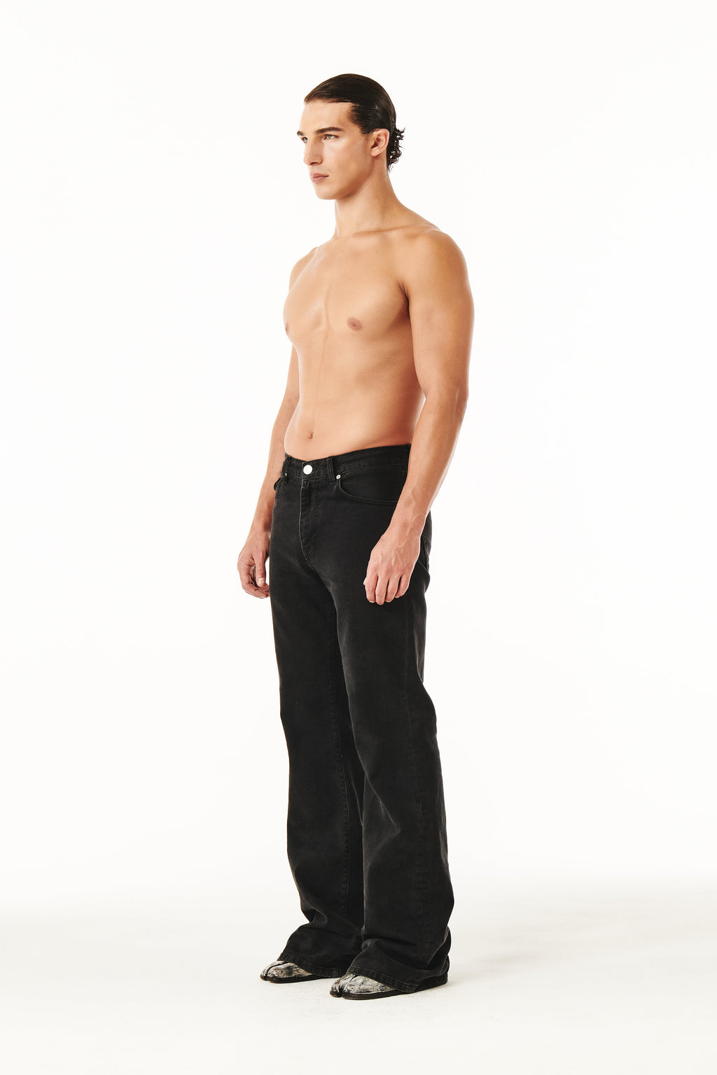 James Denim Pant Washed Black