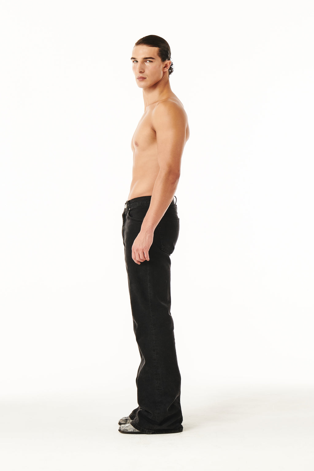 James Denim Pant Washed Black