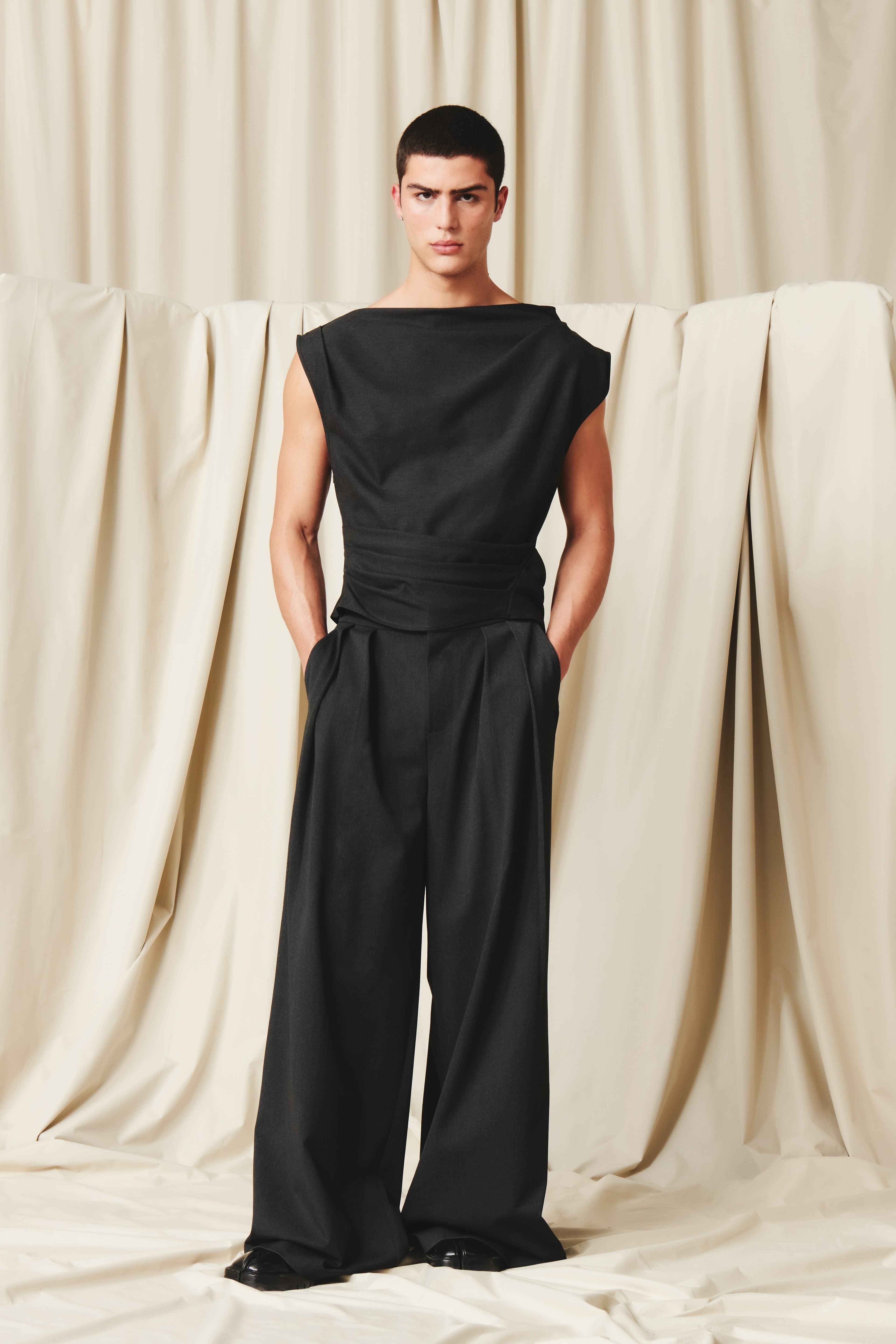 Julian Top Charcoal