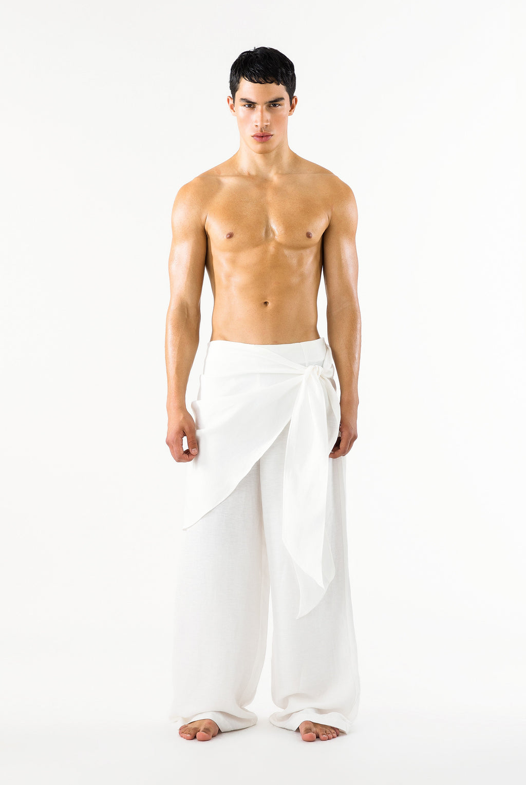Lucile Pants Ivory Linen