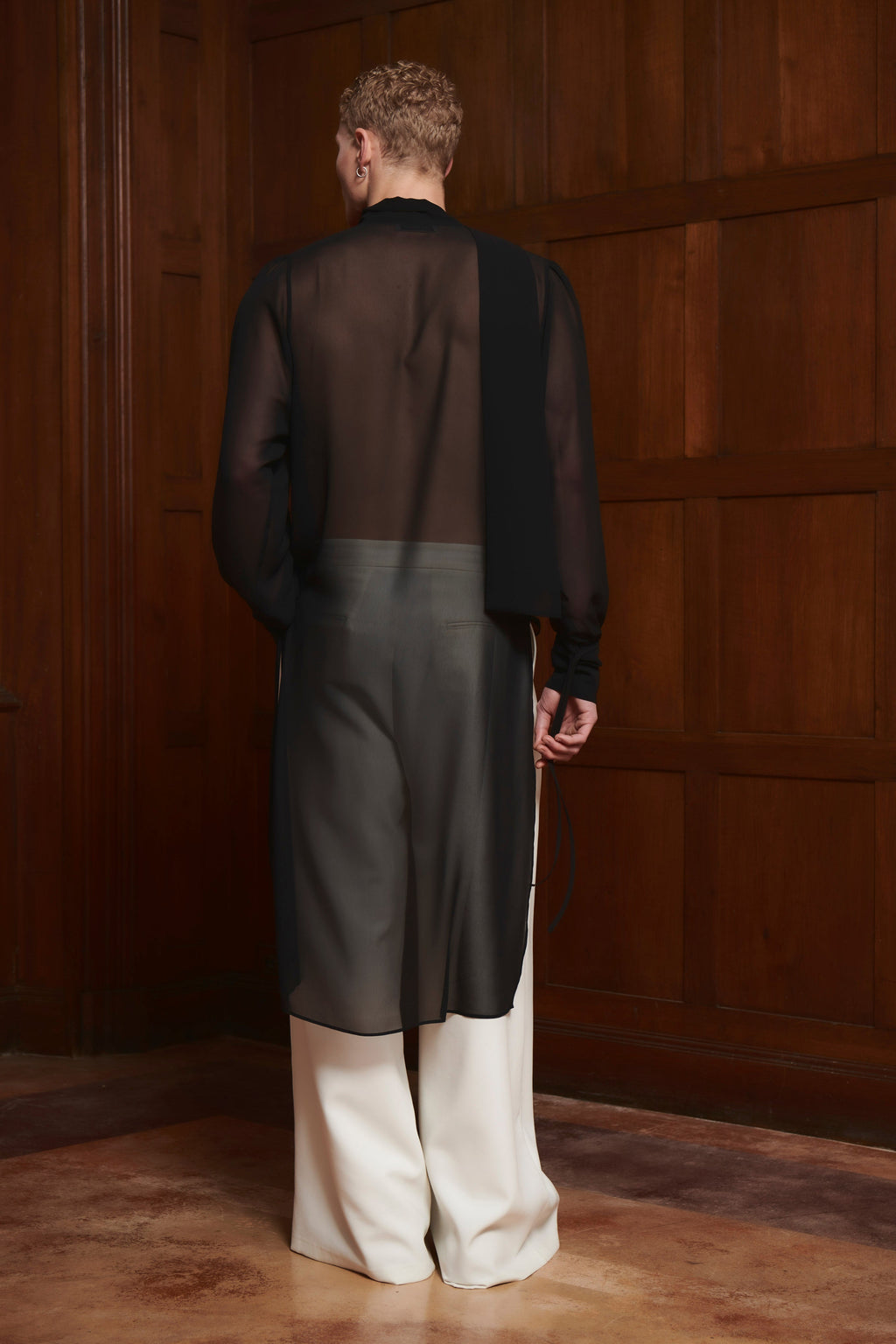 Selene Wrap Shirt Black