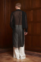 Selene Wrap Shirt Black