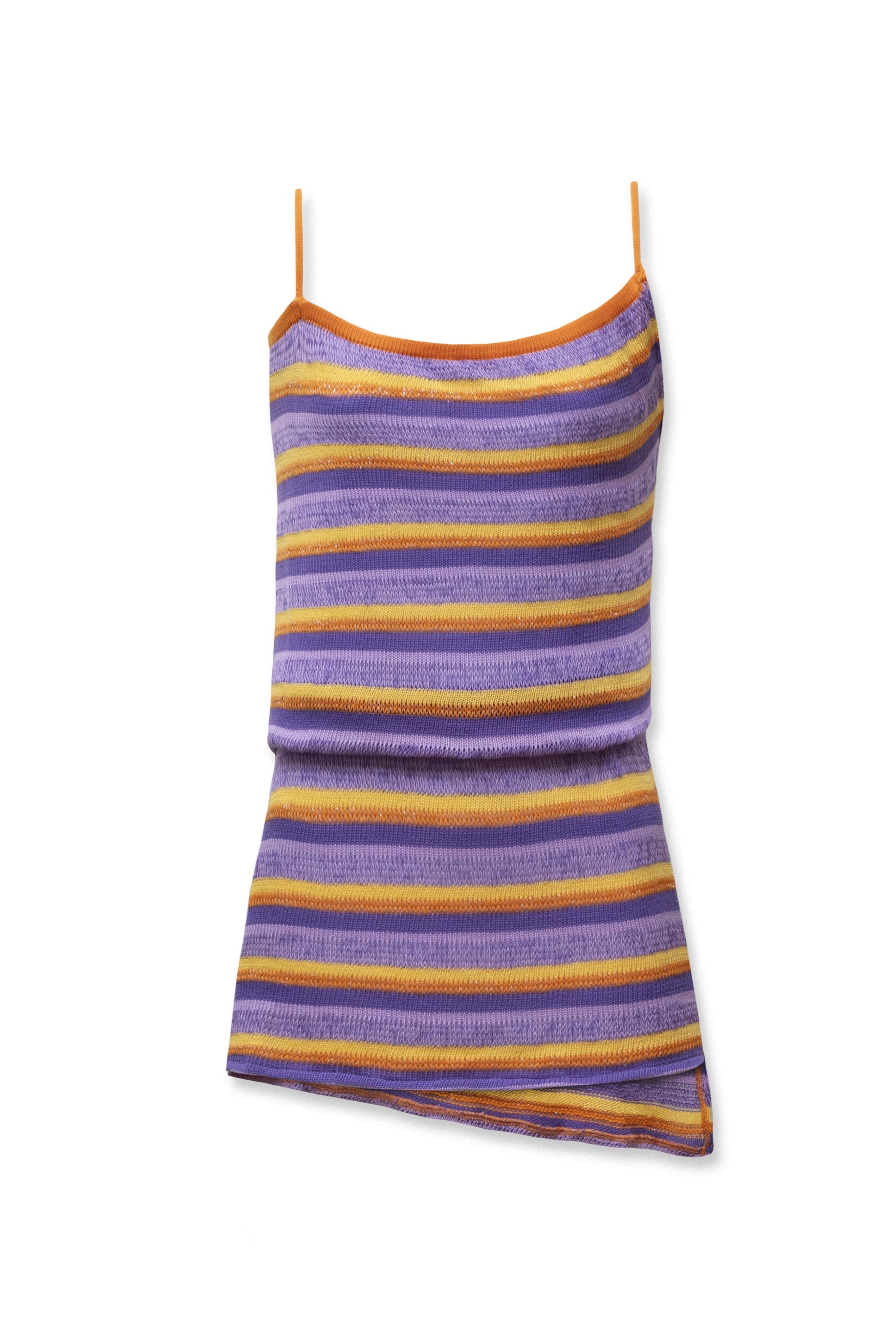Stripe Knit Dress Sunset
