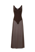 Swan Dress Brown