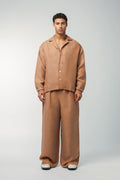 Harley Linen Shirt Rust