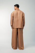 Harley Linen Shirt Rust