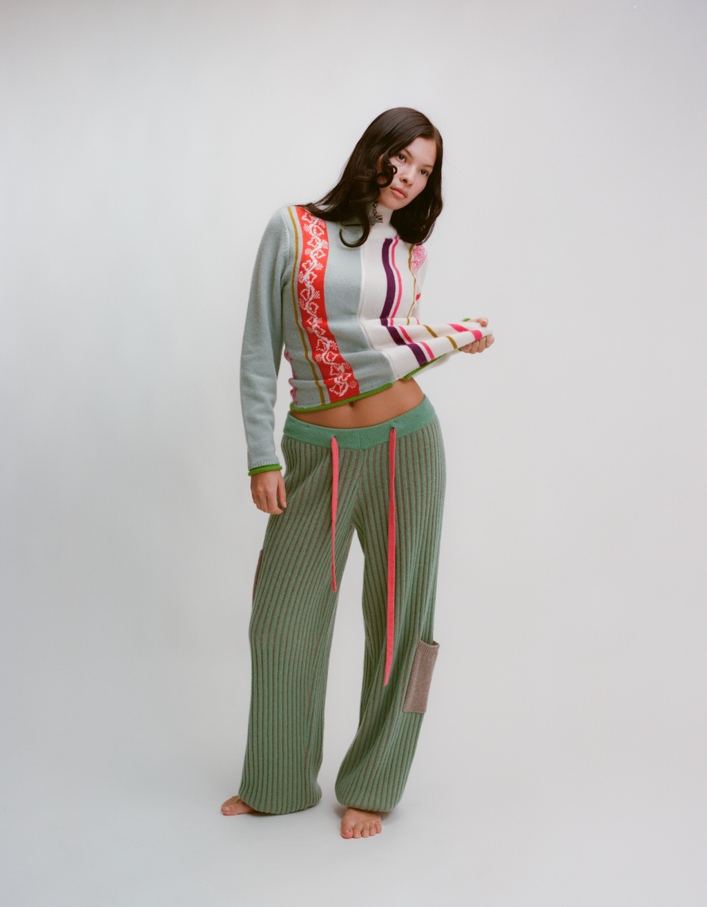 Sugar Snap Ribbed Trackies