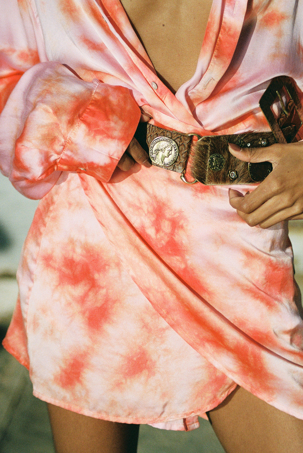 Pink Three Piece Batik Set