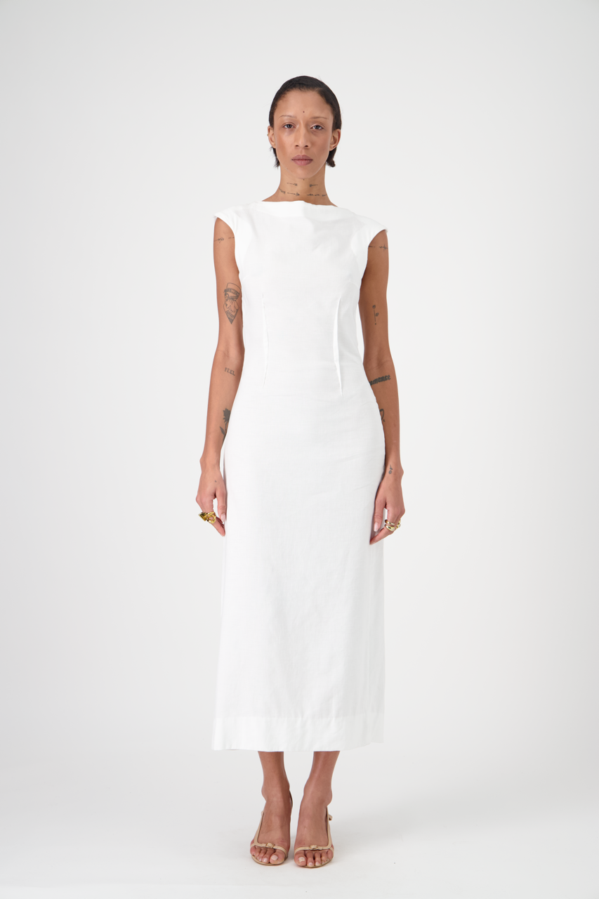 Tanya Dress Cotton & Linen