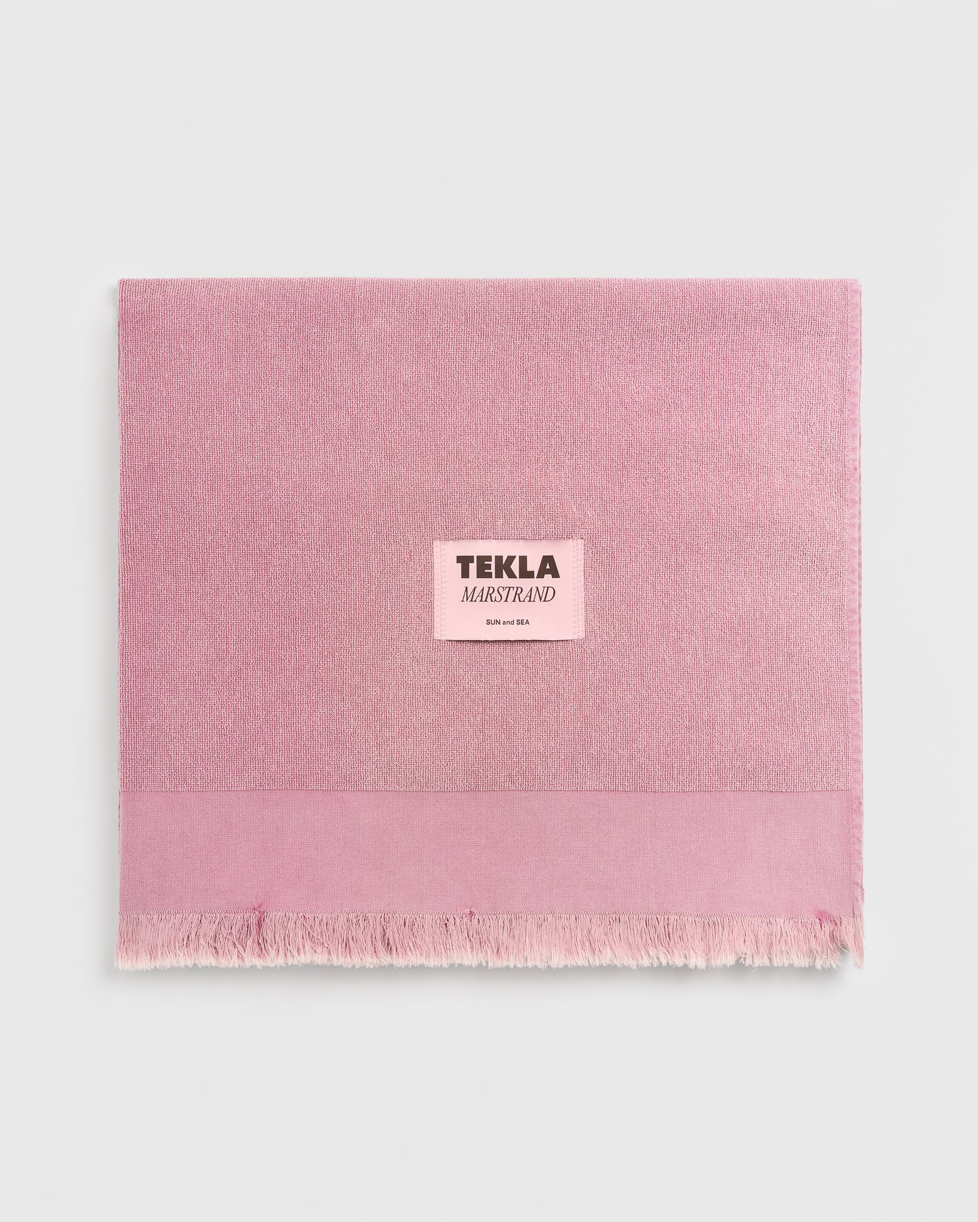 Tekla Beach Towel Bleached Fuchsia