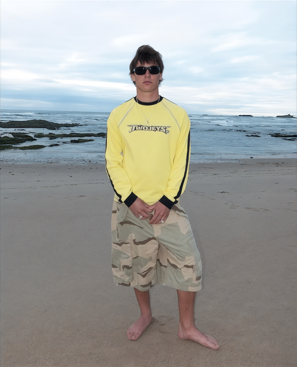 Beach Bum Yellow Longsleeve