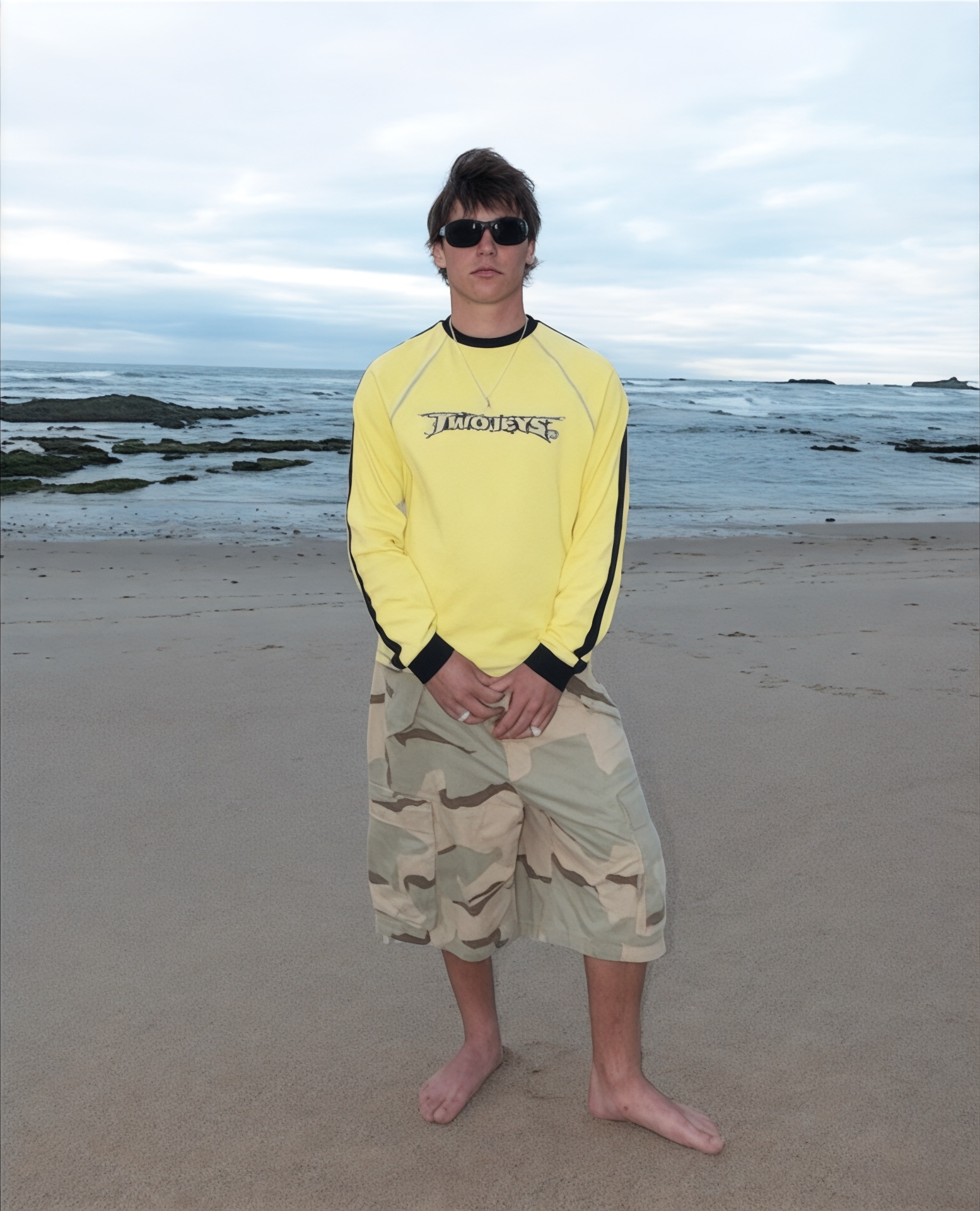 Beach Bum Yellow Longsleeve