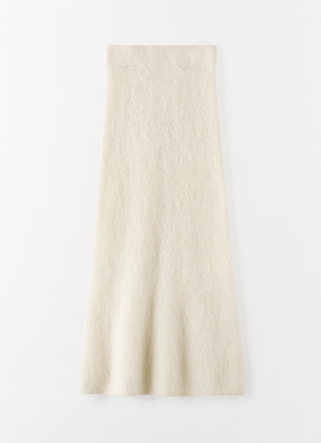 Umi Brushed Cashmere Skirt Cream