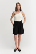 Una One Shoulder Top Shell