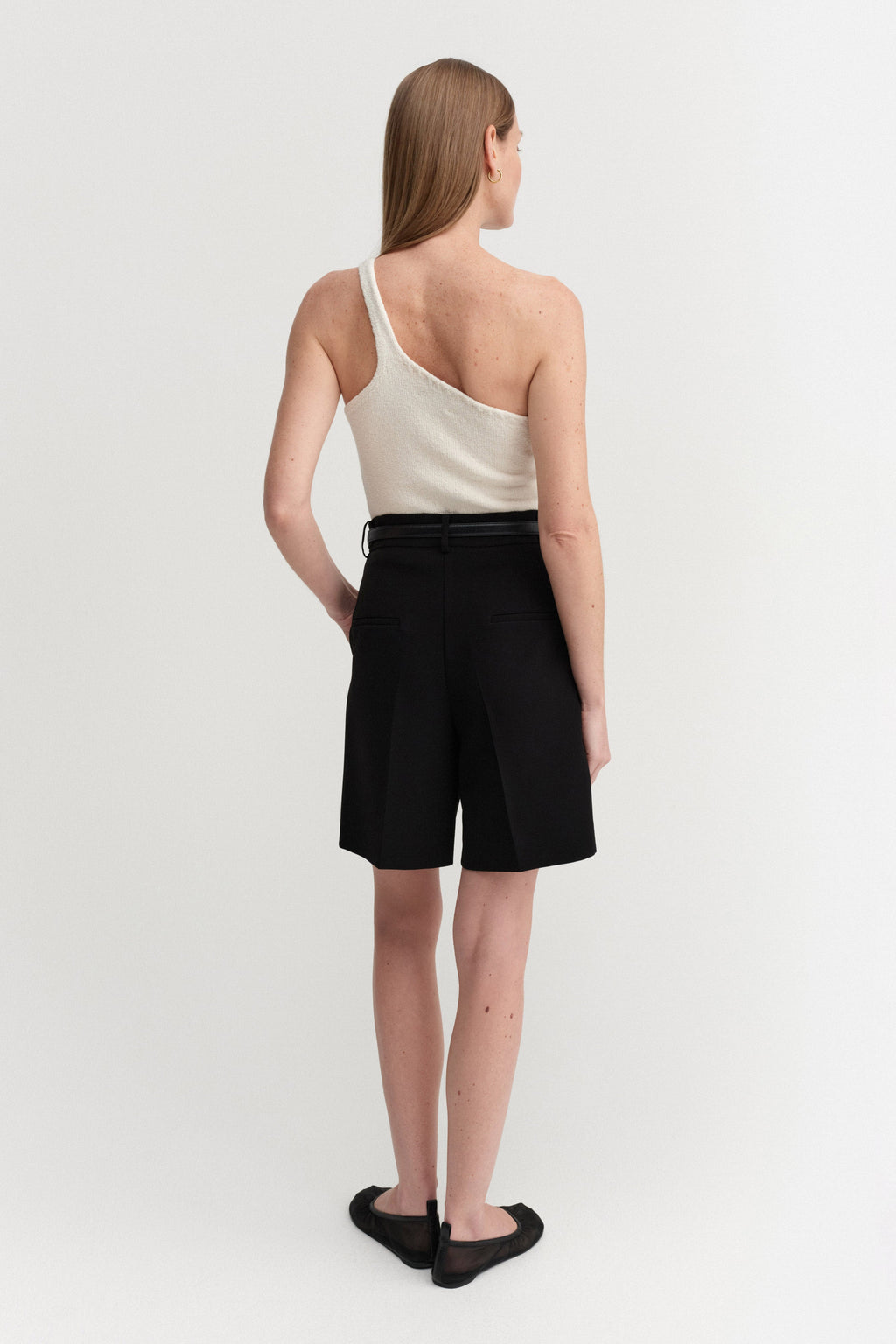 Una One Shoulder Top Shell