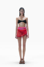 Isla Beaded Pareo Fucsia