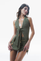 Luma Cotton Top Green