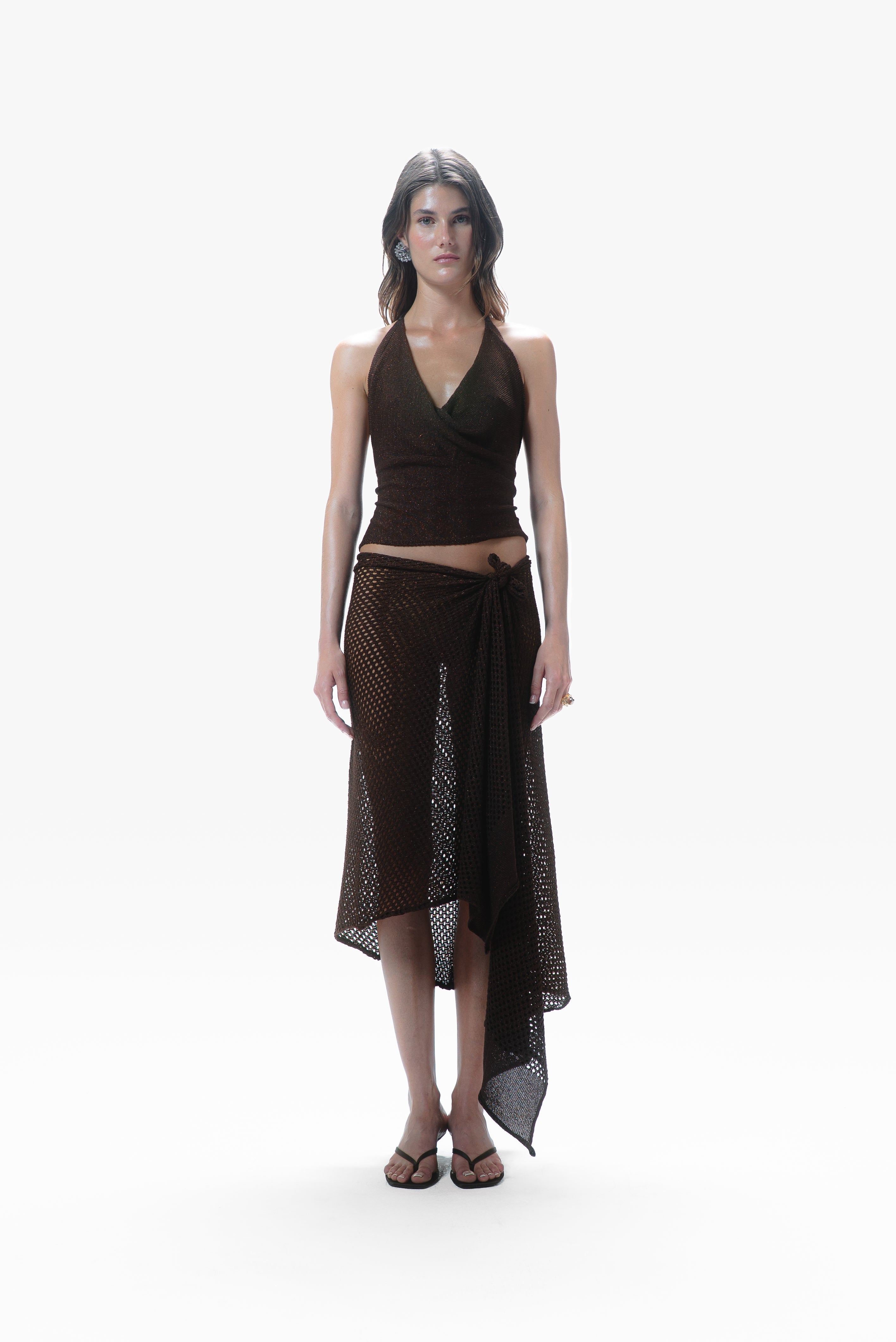 Iris Knit Top Mocha