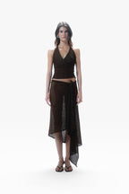 Syra Knit Skirt Mocha