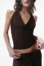 Iris Knit Top Mocha