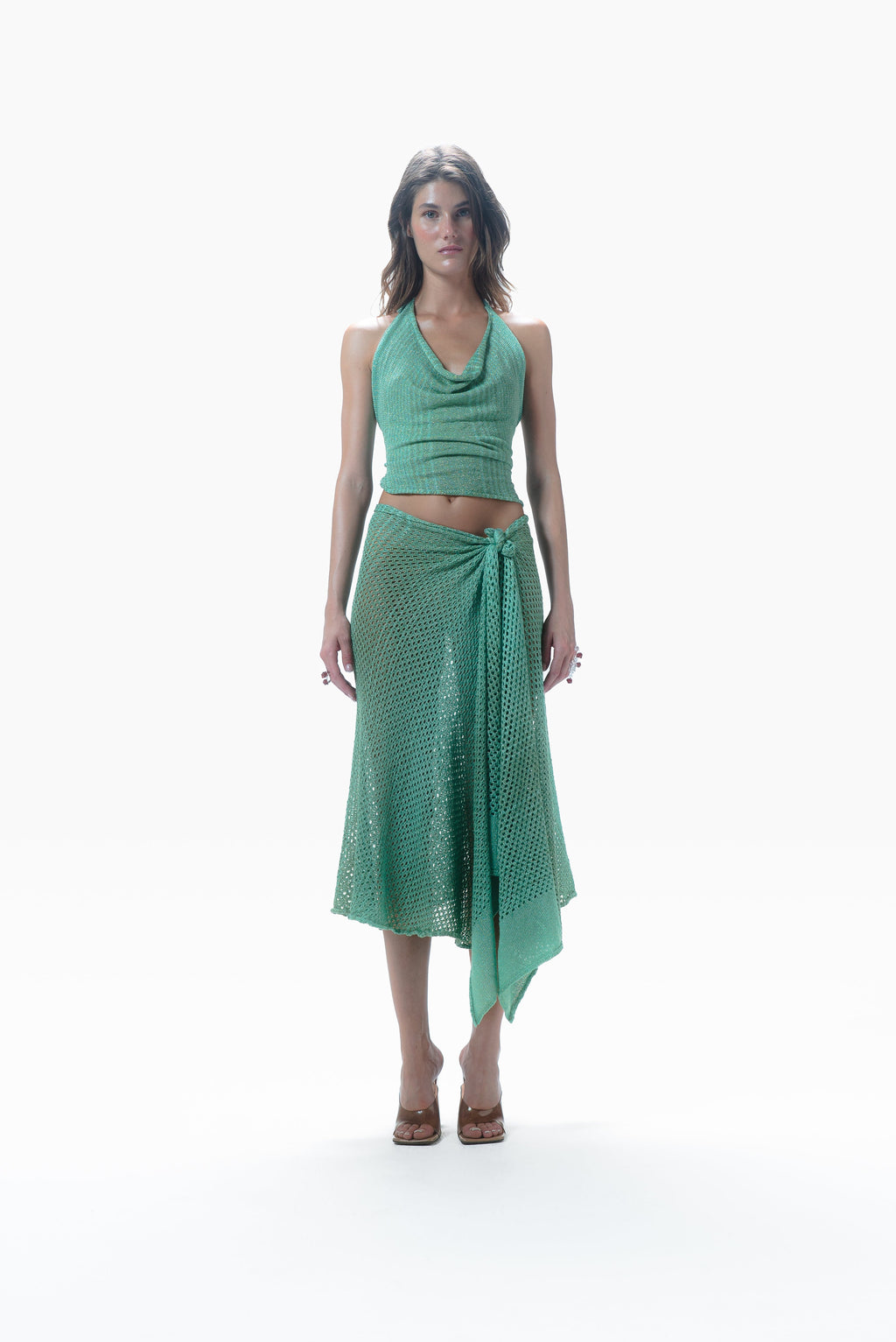 Iris Knit Top Emerald