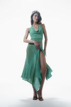 Iris Knit Top Emerald