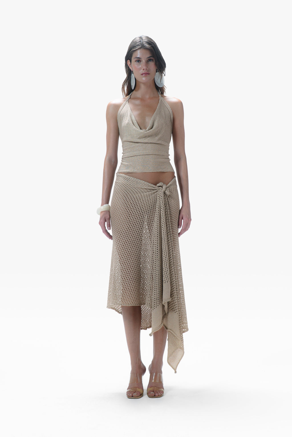 Syra Knit Skirt Sand