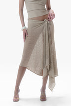 Syra Knit Skirt Sand