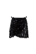 Vega Sequin Skirt Black
