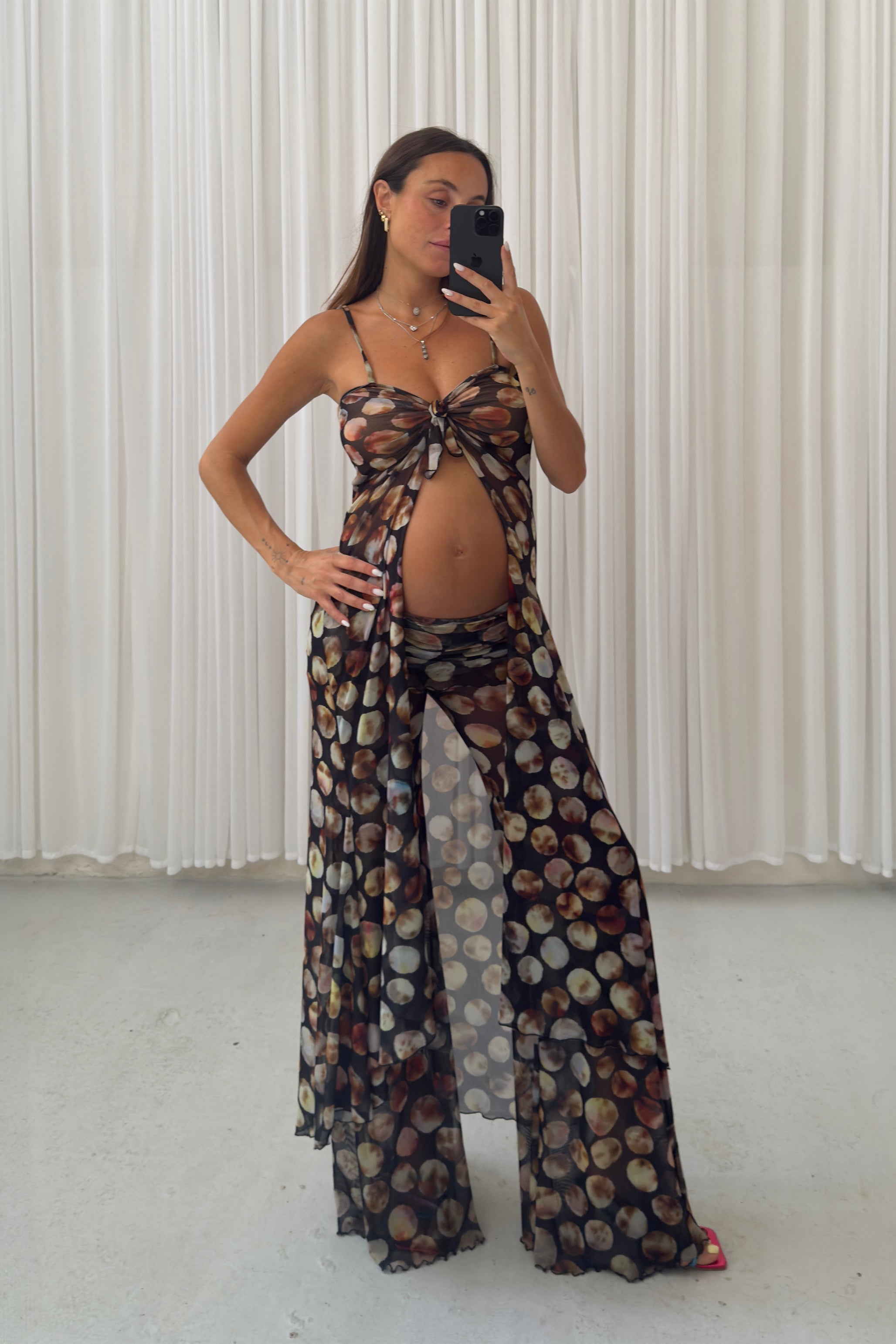 Mesh Maxi Top Moon