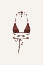 Yasmin Bikini Top Chestnut