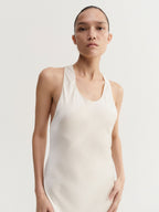 Zila Satin Dress Vanilla