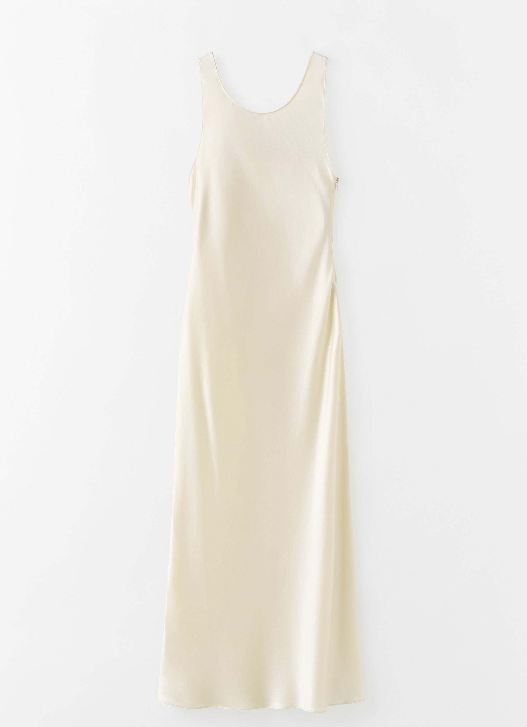 Zila Satin Dress Vanilla