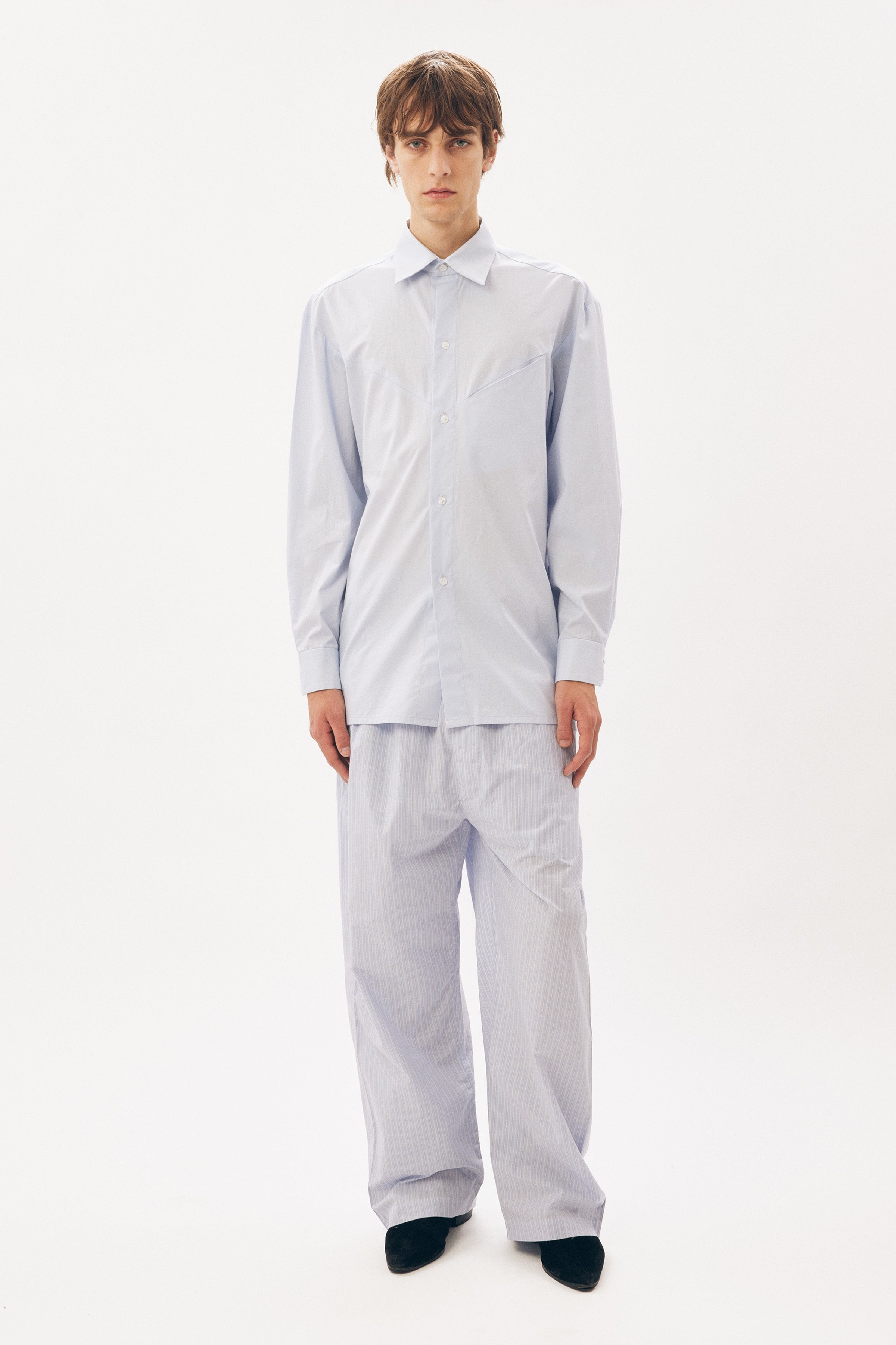 Long-Sleeve Shirt Slashed