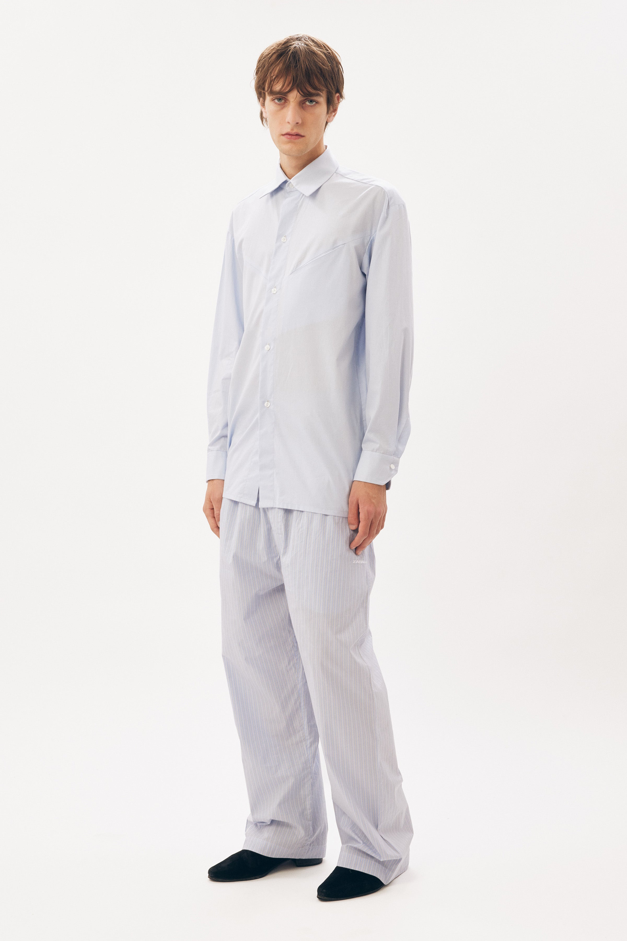 Long-Sleeve Shirt Slashed