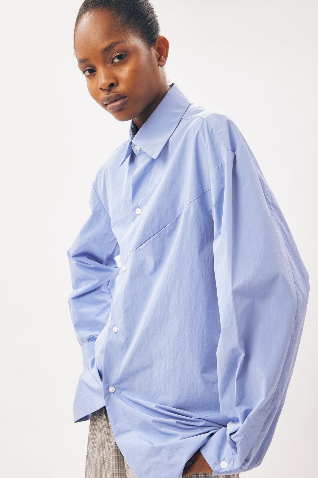 Long-Sleeve Shirt Slashed