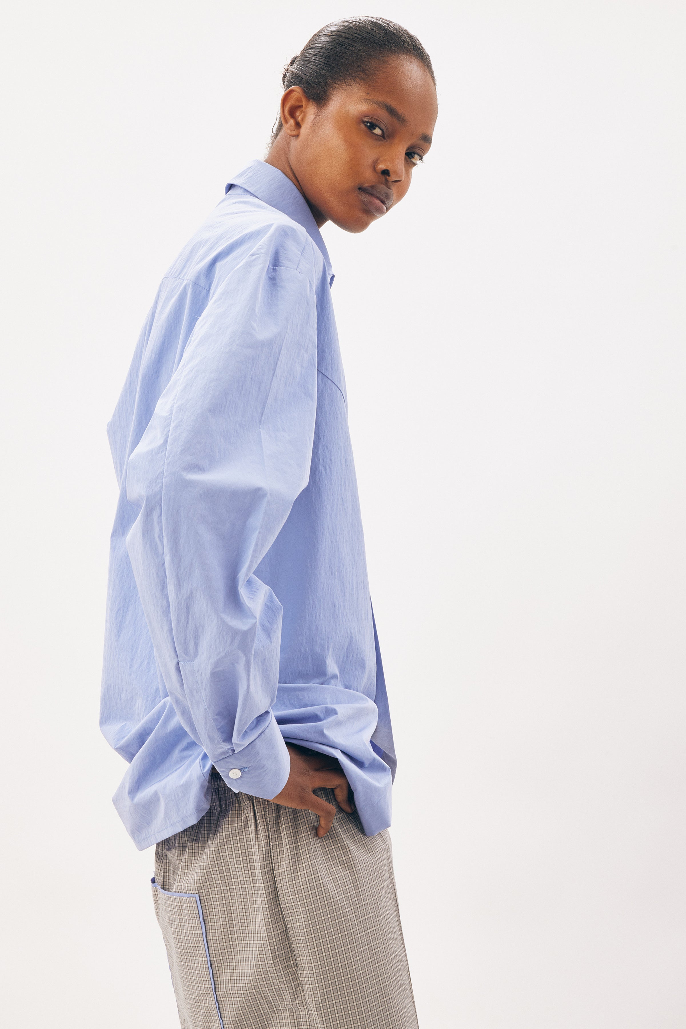 Long-Sleeve Shirt Slashed
