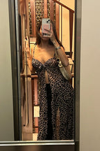 Mesh Maxi Top Animalier