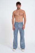 Troye Blue Rhinestone Denim Jeans