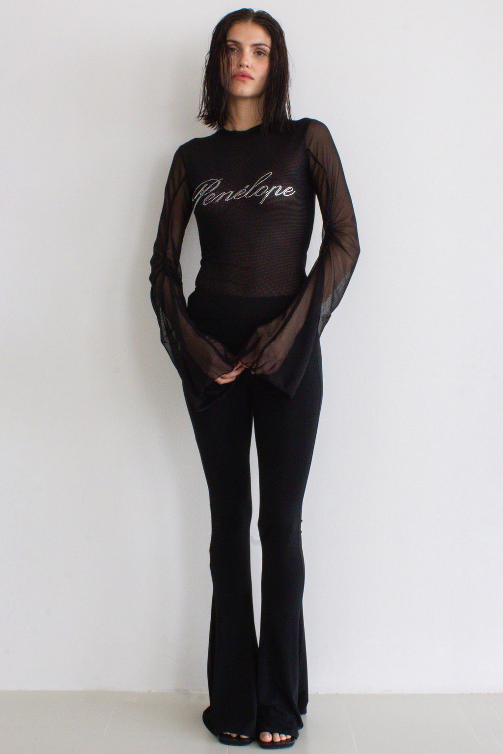 Penélope Mesh Top Black