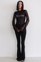 Penélope Mesh Top Black