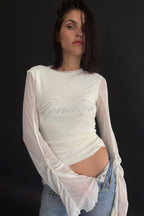 Penélope Mesh Top White
