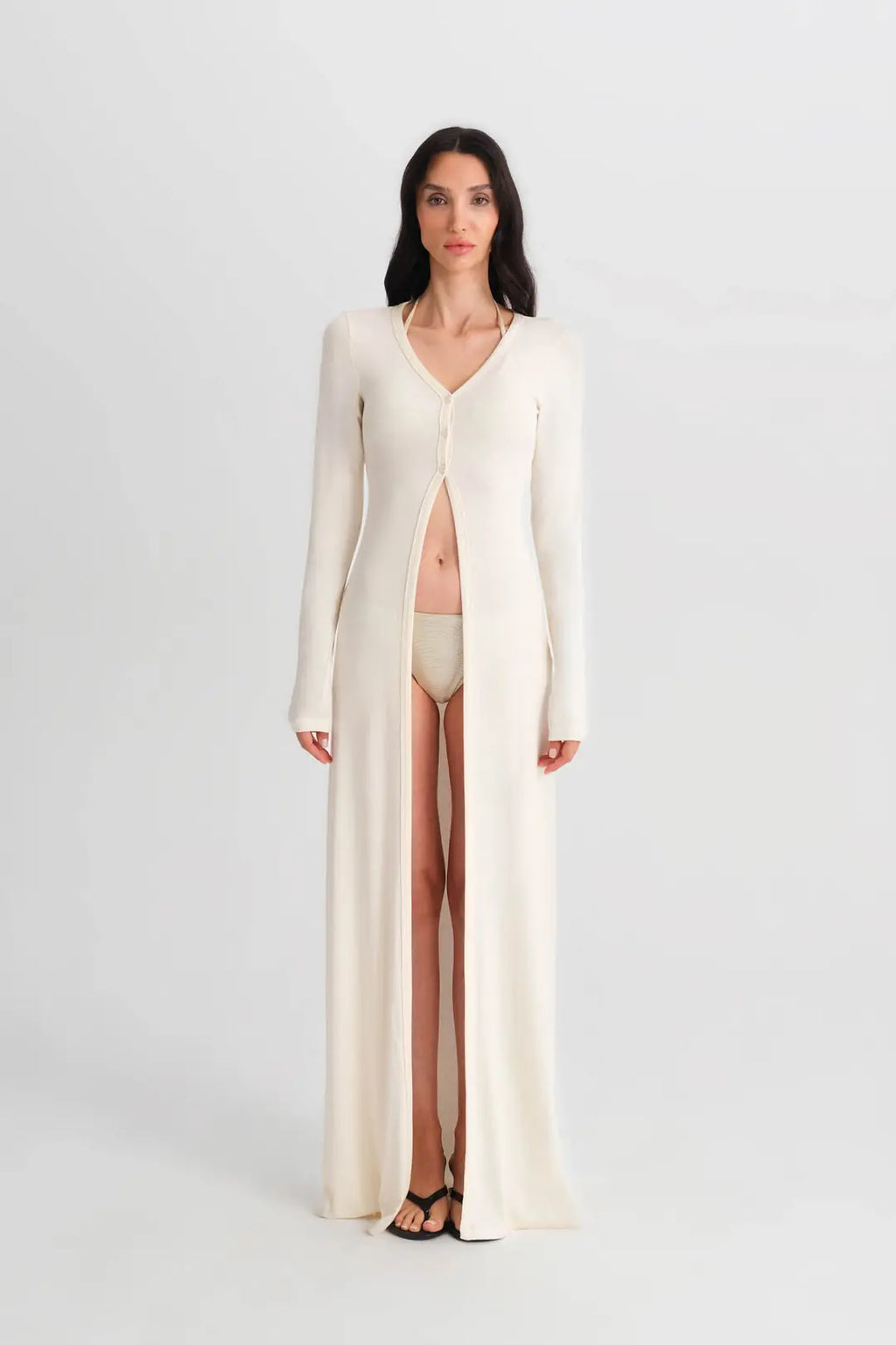 Vanilla Long Cardigan