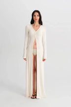 Vanilla Long Cardigan