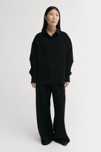 Finn Crepe Shirt Black