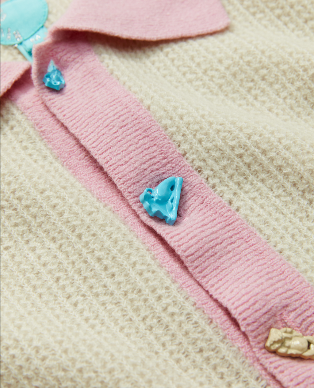 Pink Waffle Polo